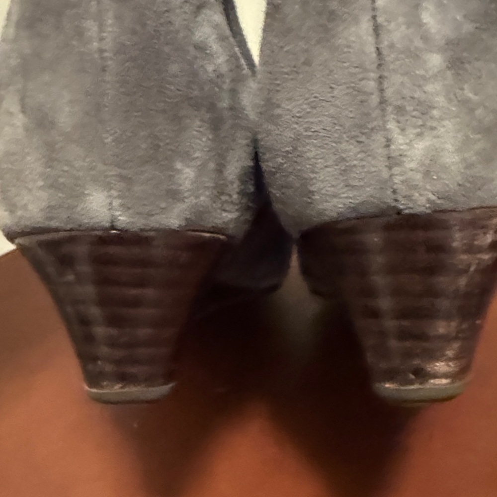 Cole Haan Gray Suede Ankle Booties - Picture 4 of 12